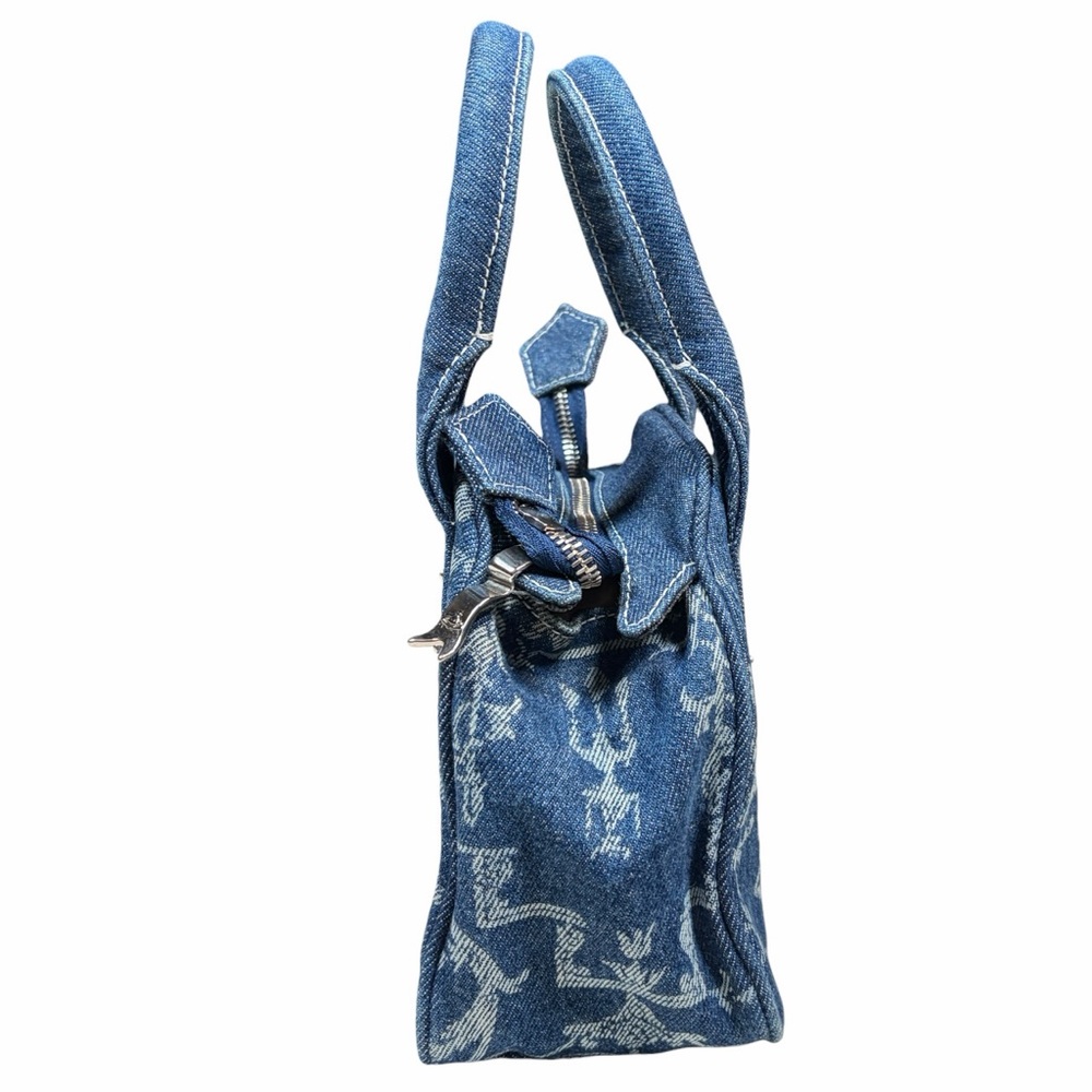 RARE Vivienne Westwood S/S 1992 reprinted Boulle Print Jean Bowler Bag - Picture 11 of 13